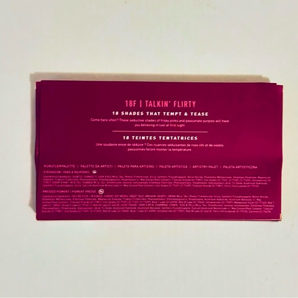 Morphe 18F Talkin' Flirty Artistry Palette - Picture 8 of 12